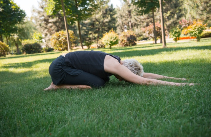 posizione del bambino-balasana
