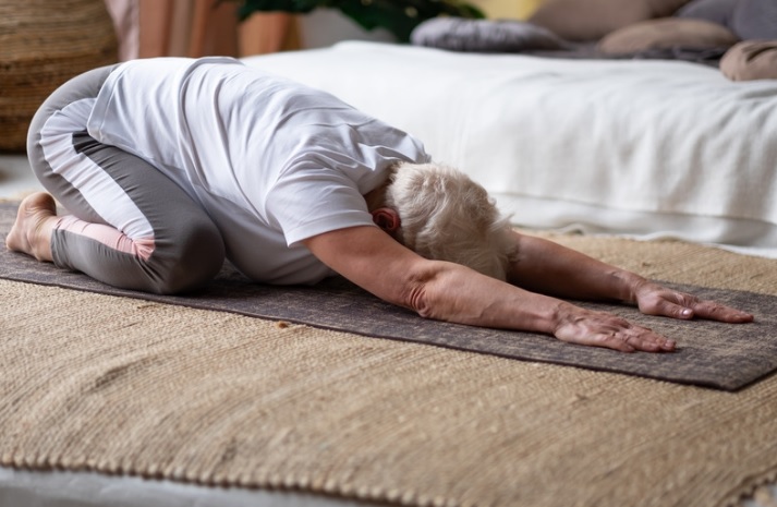 balasana over 60
